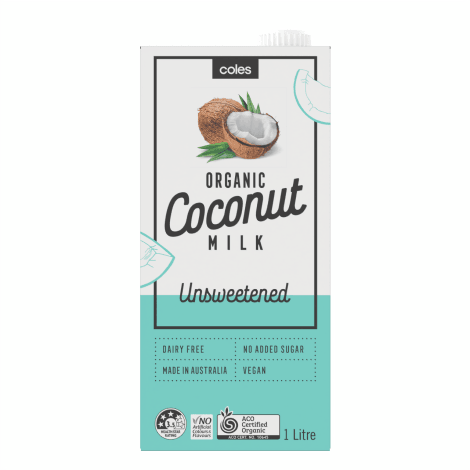 Coles 1L coconut milk