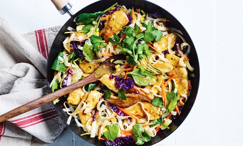 Chicken and coconut stir-fry
