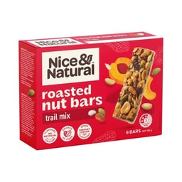 Buy Nice & Natural Nut Bars With Milk Choc Multipack Snacks 6 Pack 192g ...