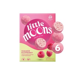 Molly Moon Raspberry Chip Buy Little Moons Golden Blond Chocolate Mochi Bites 6 Pack 192g | Coles