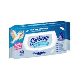 Sorbent Clean Fresh Buy Sorbent Clean & Fresh Silky White Flushable Wipes Soft Pack 40 pack ...