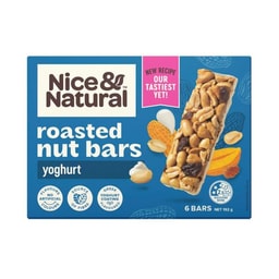 Buy Nice & Natural Nut Bars Mixed Berry Multipack Snacks 6 Pack 192g ...