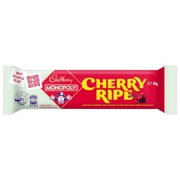 Buy Cadbury Cherry Ripe Dark Chocolate Bar Twin Pack 68g | Coles