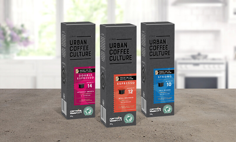 coles coffee pod machine