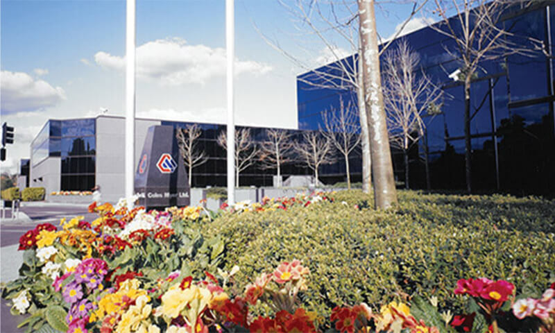 Outside Coles Store Support Centre office in Tooronga, Victoria