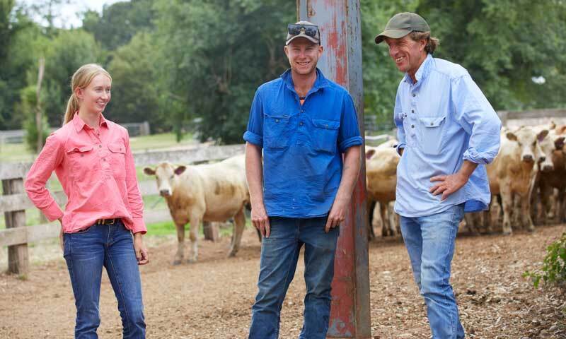 Mark Ritchie, Coles Finest Certified Carbon Neutral Beef Farmer at Delatite Station, VIC.