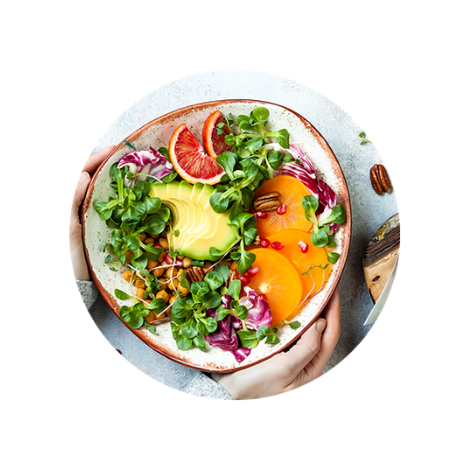 bowl of mixed fresh vegetables