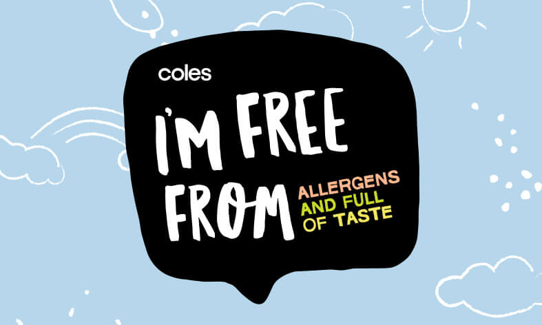 Coles I'm Free From logo