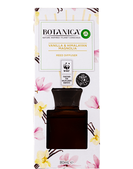 Botanica Vanilla & Himalayan Magnolia Reed Diffuser 80mL
