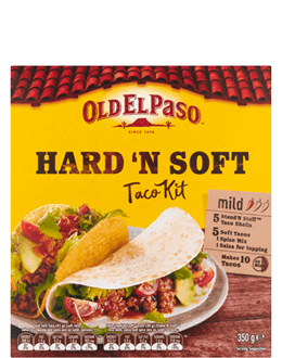 Old El Paso Hard 'N Soft Taco Kit Mild 350g