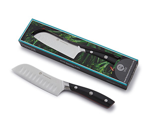MasterChef small santoku knives with one in packaging 