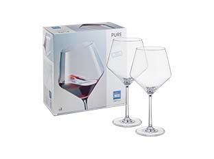 2 x Red Wine Glasses