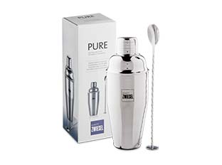 Cocktail Shaker & Spoon Set