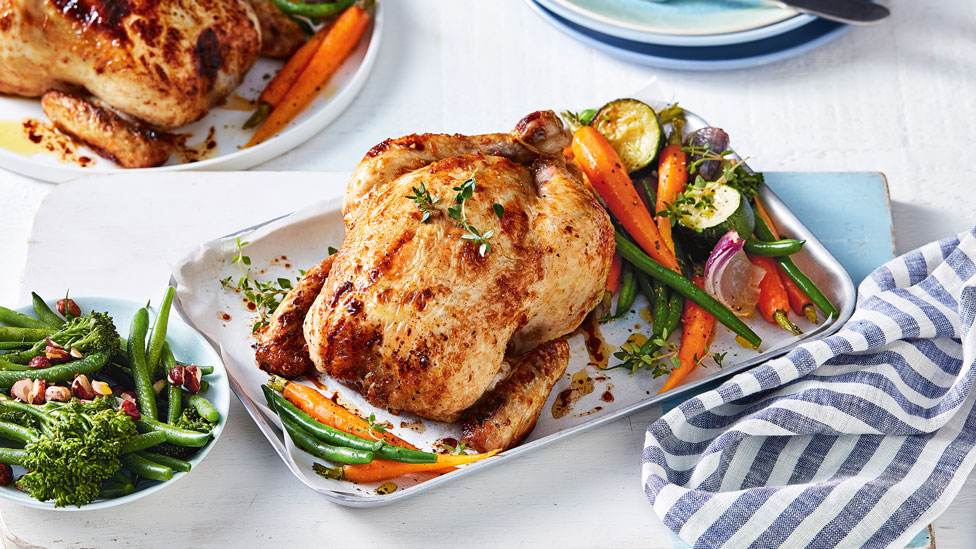 Spice-roasted Chicken with Vegetables