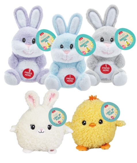 Assorted Coles Easter Plush Toys