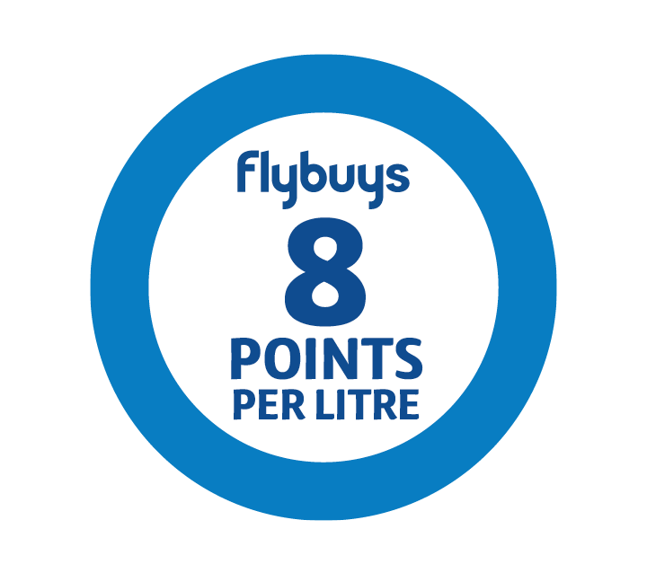 Collect 8 flybuys points per litre when you spend $20 in store at Shell Coles Express