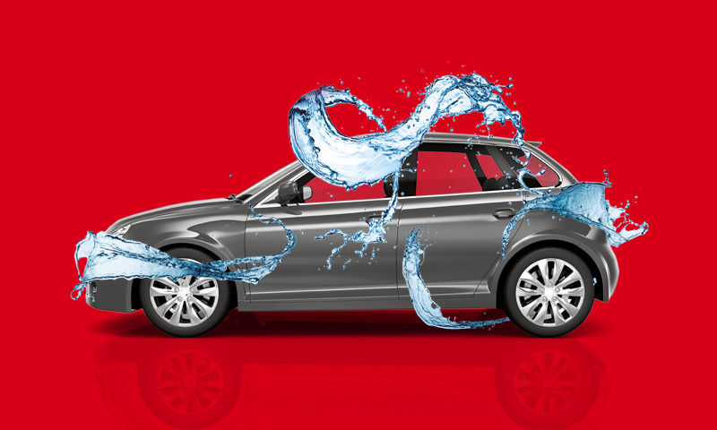 Car wash at Coles Express petrol station
