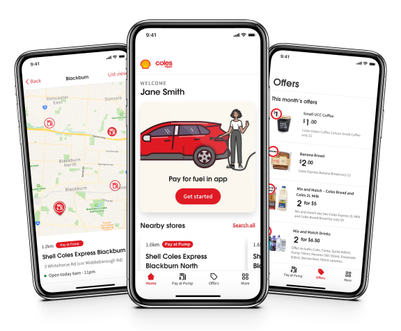 Coles Express app