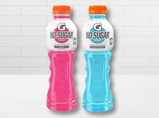 gatorade no sugar berry six hundred millilitres gatorade no sugar glacier freeze six hundred millilitres