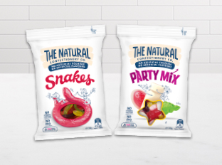 the natural confectionery company snakes two hundred grams the natural confectionery company party mix