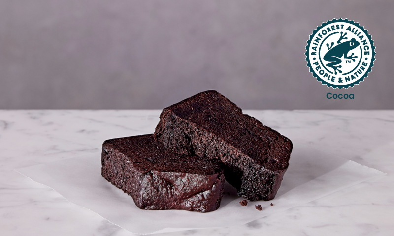 Choc Mud Cake Slice