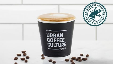 Coles Express coffee
