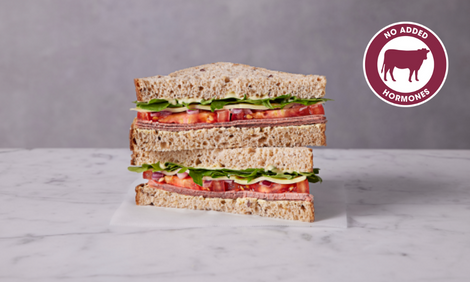 Coles Express - Roast Beef and Salad Sandwich