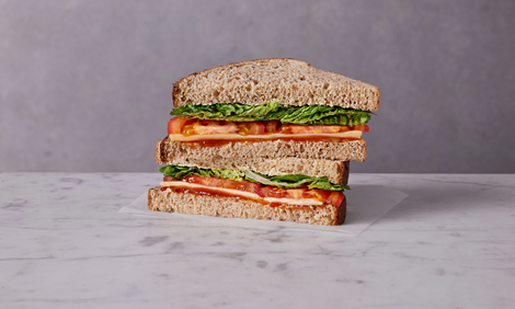 Coles Express - Tasty Cheese and Tomato Chutney Sandwich