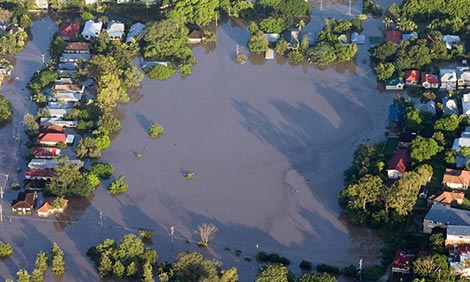 Be aware of high risk flood areas