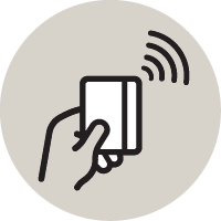 Contacless payment icon