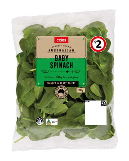 Coles spinach