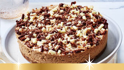 chocolate and caramel mousse cake
