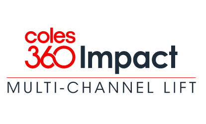 coles 360 impact multi channel lift logo