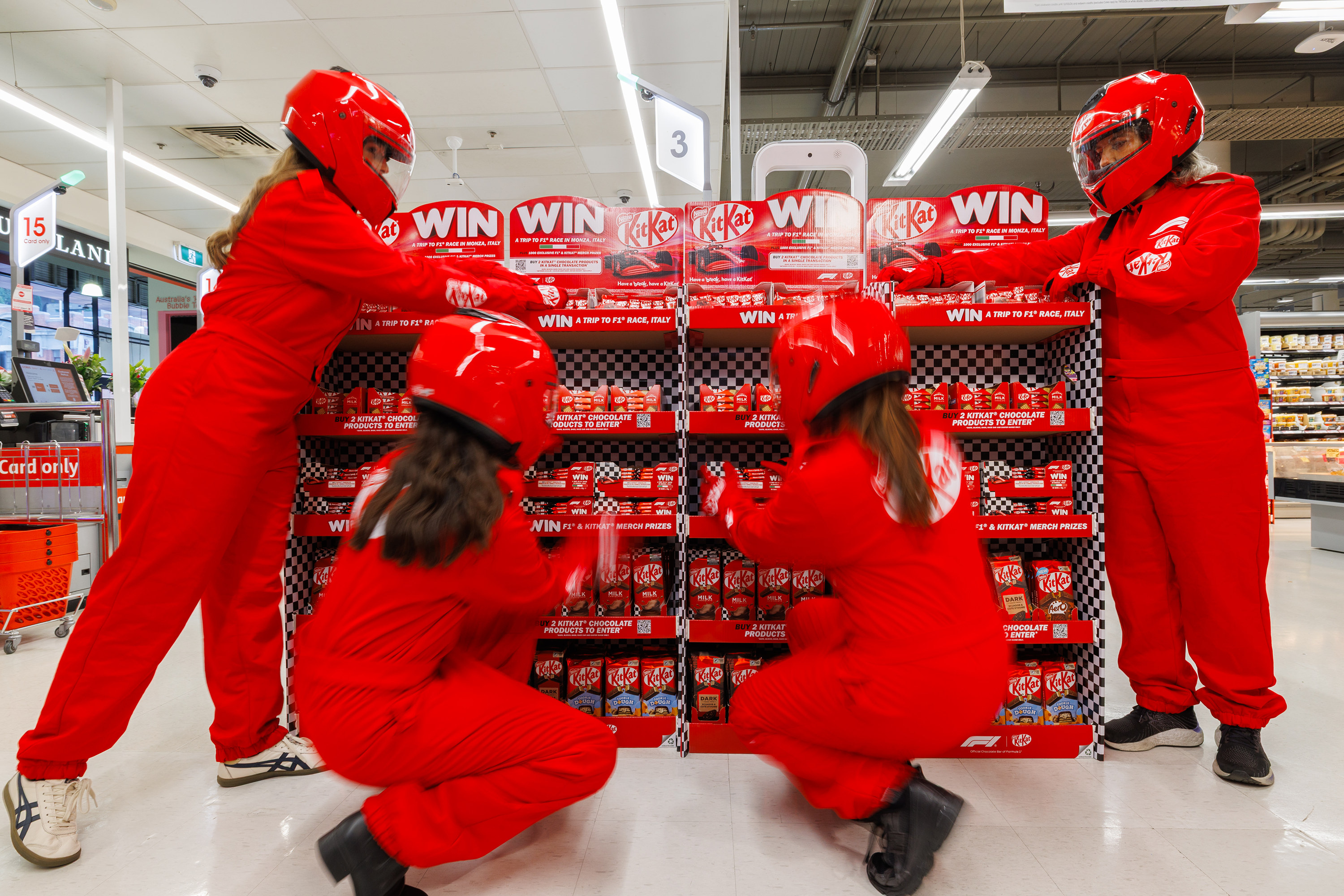 Kitkat ad in store