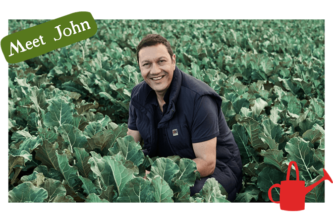 A man in the farms