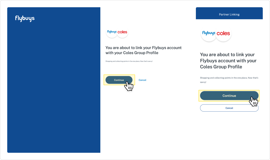 How to link your new Flybuys card on Coles website