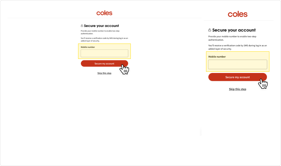 How to login on Coles website