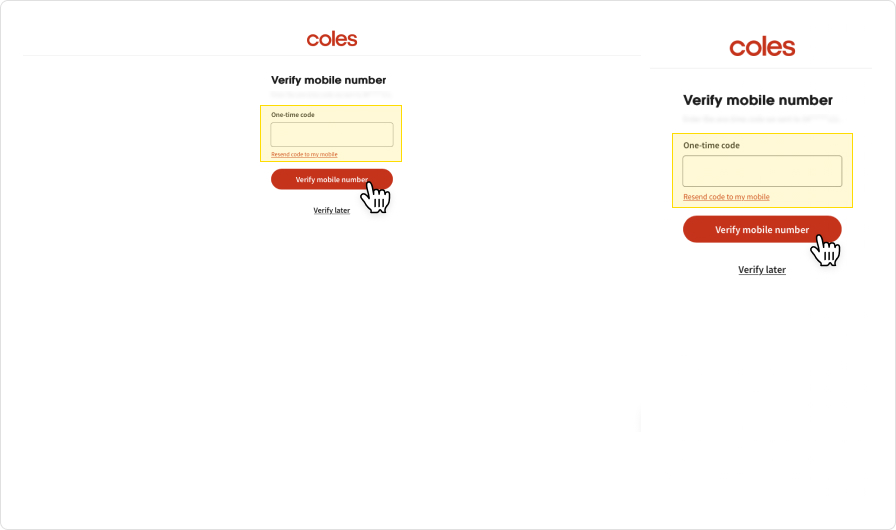 How to sign up to Coles shopping account