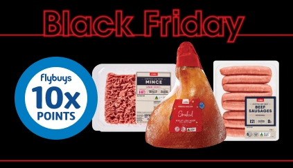Black Friday - 10x flybuys points on Meat