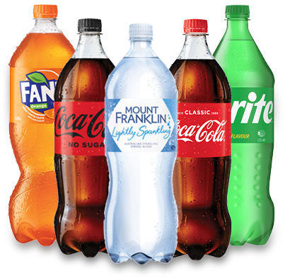 5 soft drink bottles 1ltr
