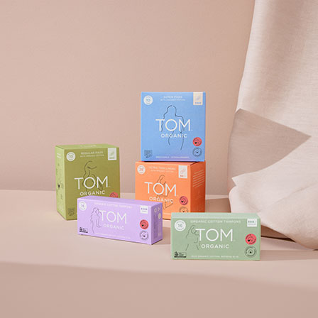 Tom Organic product range