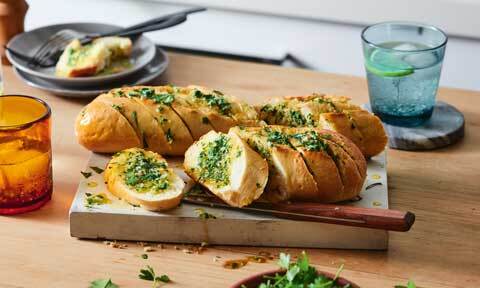 Air fryer garlic bread