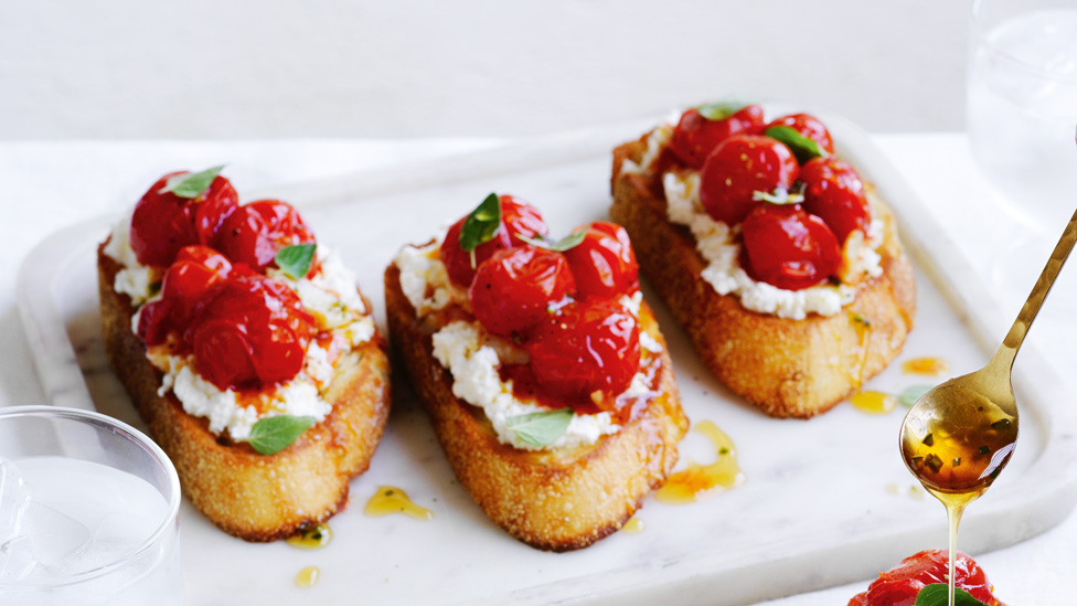 Burst Tomato & Ricotta ToastsRecipe | Coles