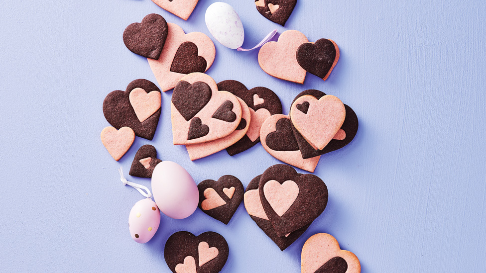 Chocolate Raspberry Heart Cookies Recipe | Coles