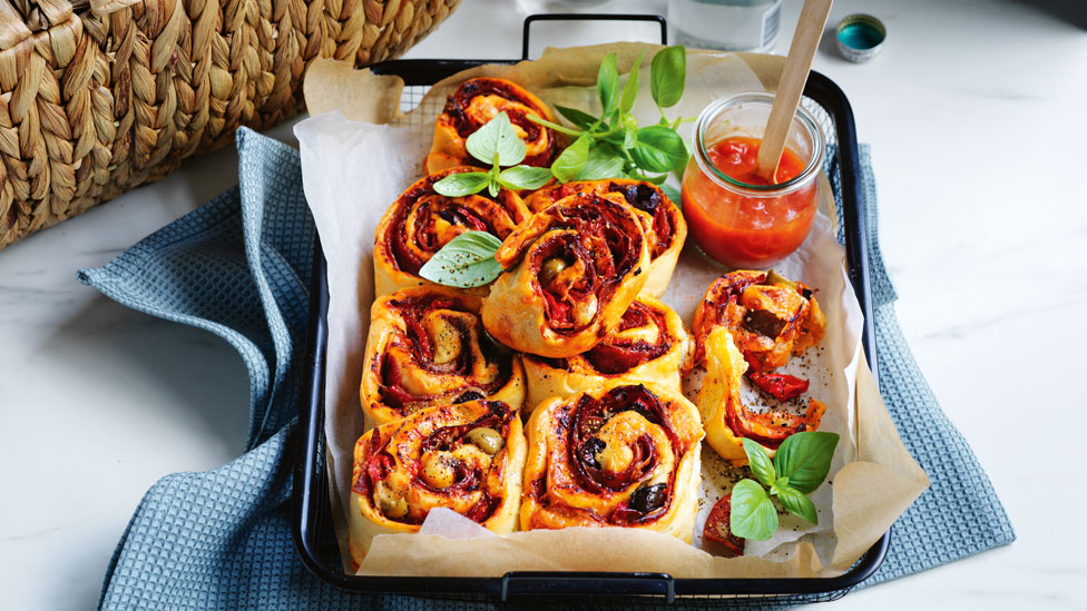 Antipasto deli scrolls