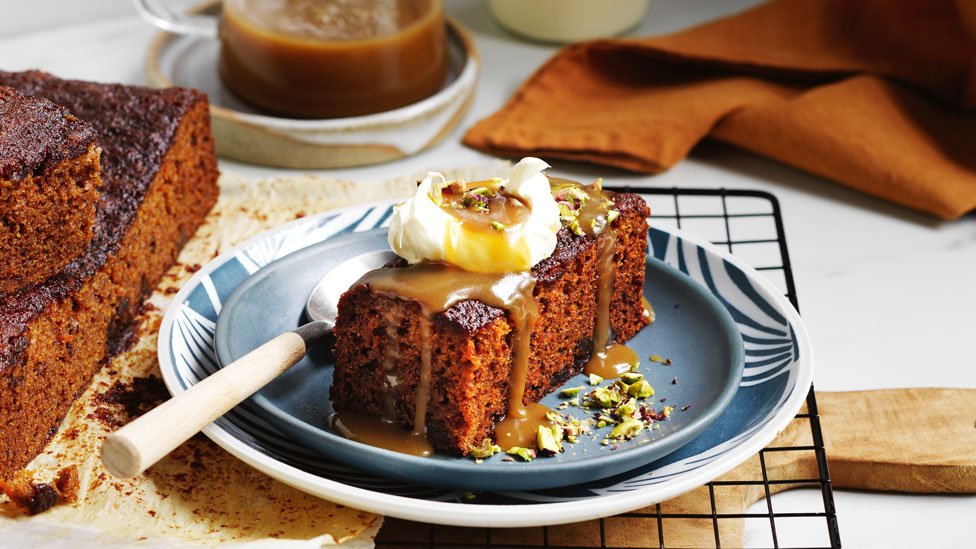 Sticky date and carrot pudding