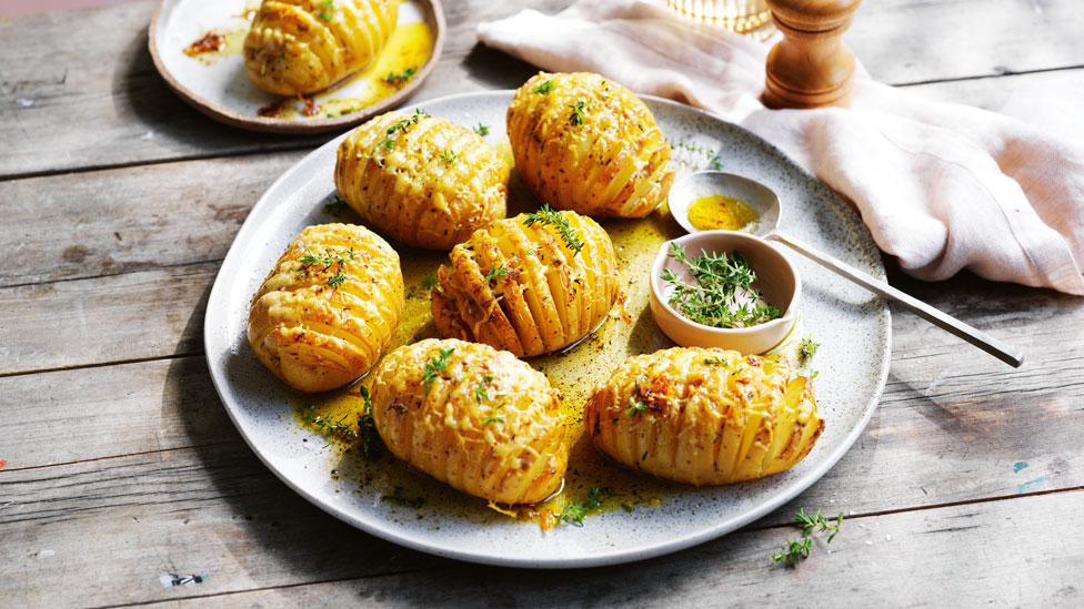Hasselback potatoes