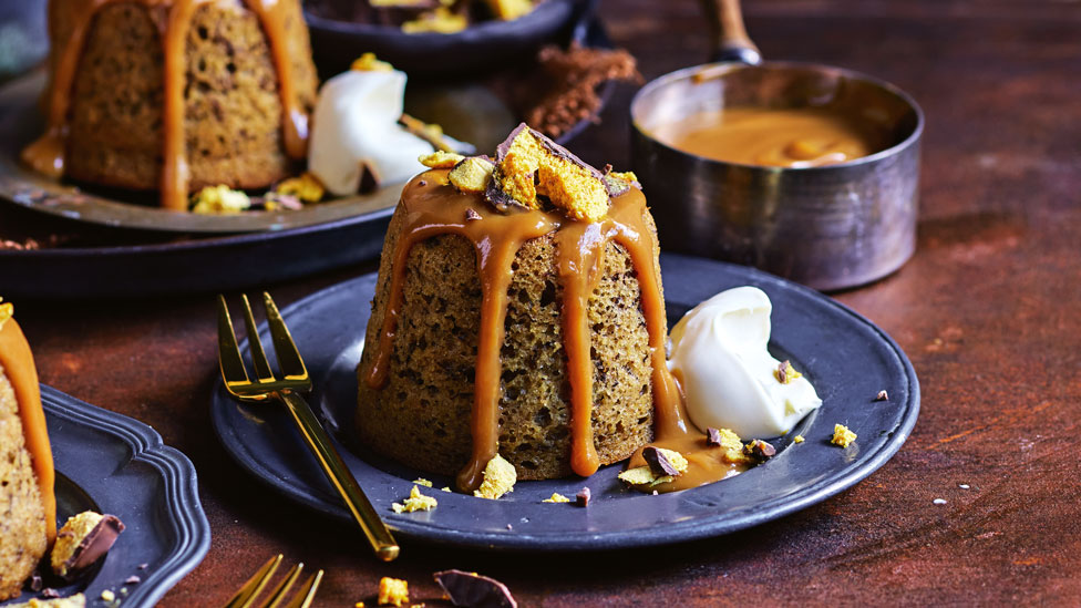 Banana Puddings with Caramelised Chocolate Sauce Recipe | Coles