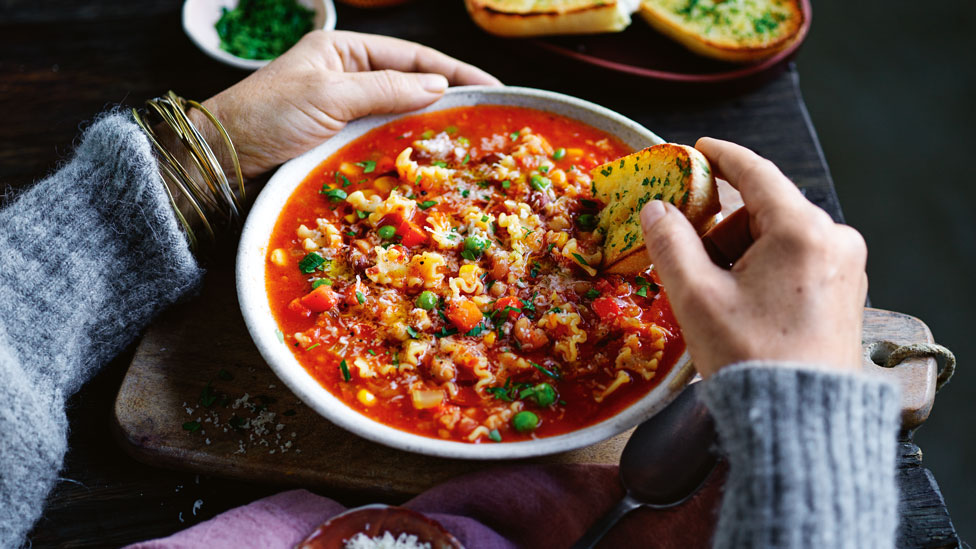 Minestrone for one