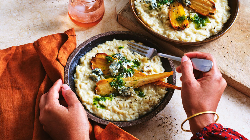 Parsnip Risotto With Parsley Pesto and Blue Cheese Recipe | Coles